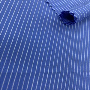 Fábrica Design Personalizado Anti-Estático Fio De Algodão Tingido Fio Tingido Stripe Tecidos Para Camisa