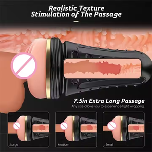 Tief Saugender Penis <span class=keywords><strong>Masturbator</strong></span> Cup Deep Throat Pussy Oral Anal Echte Vagina <span class=keywords><strong>Masturbator</strong></span> Sexspielzeug für Männer - Product Image 2