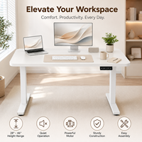 Bureau Ergonomique Moderne à Double Moteur Réglable en Hauteur avec Plateau en Acier pour Utilisation Assis-Debout – Vente en Gros Direct Usine