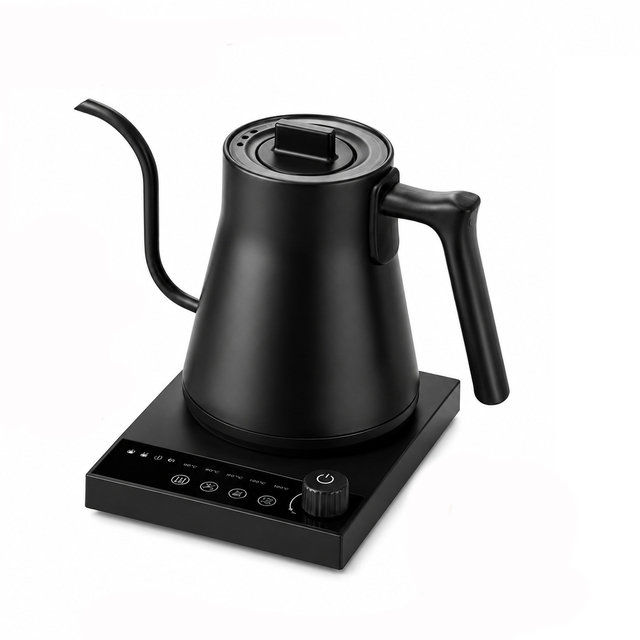 1000W Gooseneck Electric Kettle Temperature Control Stainless Steel  Smart Pour Over Kettle Coffee Tea Pots 700ML Water Kettle