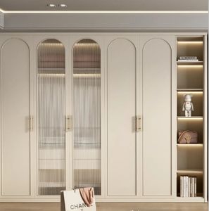 Balom Pháp cổ điển tùy chỉnh thân thiện với môi đi bộ trong tủ quần áo đồ nội thất thời trang tủ quần áo tùy chỉnh loại cửa - Product Image 6