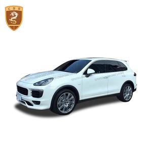 Pour Porsche <span class=keywords><strong>Cayenne</strong></span> 958 2016 Kits de carrosserie en fibre de verre Lèvre avant Diffuseur arrière Kit style Te-Chart 958.2 BodyKit - Product Image 2