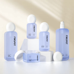 Wholesale Free Sample Empty Flat Square Cosmetic Glass <strong>Bottles</strong> And Jars Sets 30ml 50ml 100ml Luxury Skincare Packaging <strong>Bottles</strong> - Product Image 5