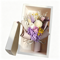 Buket Bunga Mini Awet Buatan Tangan Grosir untuk Hari Valentine, Wisuda & Natal - Bunga Kering yang Dapat Disesuaikan