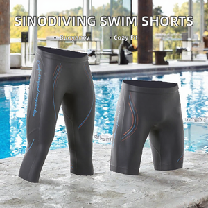 Short de bain en néoprène 4,5 mm, short de flottabilité Glide Skin, combinaison de plongée pour la natation, la course et le triathlon - Product Image 2