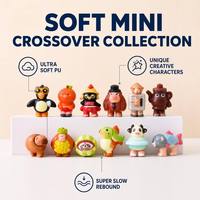 Groothandel Mini Cartoon Squishy Mix Slow Rebound PU Schuim Kawaii Dieren Fruitvormige Stressverlichtende Speelgoed voor Kinderfeestjes OEM