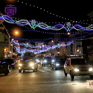ไฟประดับรูปกากบาทคริสต์มาสแบบ LED สำหรับตกแต่งวันหยุดเชิงพาณิชย์ - Product Image 2