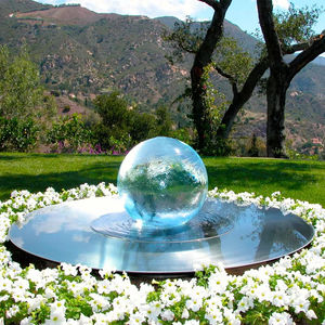 Offre Spéciale en plein air Moderne Minimaliste Jardin Décoration En Métal Sphère <span class=keywords><strong>Fontaine</strong></span> D'eau - Product Image 2