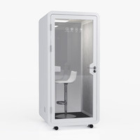 Pod d'enregistrement Cabine téléphonique acoustique à amortissement des vibrations haut de gamme insonorisée cabine musicale cabine de réunion