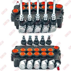 FLYBY P80 ручной направляющий клапан 5 катушек гидравлические секционные регулирующие клапаны для вилочного погрузчика - Product Image 3