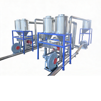 Vis double hélice contrarotative pour la production de LDPE, PVC, HDPE, LLDPE, EVA, TPO, avec capacités de production multiples personnalisables de 100 à 1000 kg/h, directement de l'usine