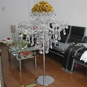 ZT-325S Pujiang factory Hot sale crystal chandelier wedding centerpiece
