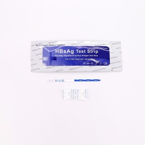 Kit de Prueba de Antígeno de Superficie del Virus de la Hepatitis <span class=keywords><strong>B</strong></span> (HBsAg) en Sangre, de Alta Precisión, para Uso Doméstico, Autodiagnóstico en un Solo Paso, con Certificación CE e ISO - Product Image 2