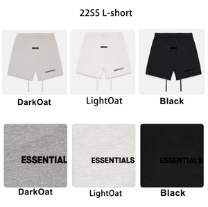 Pantalones Cortos Esenciales SS22 de Alta Calidad, Diseño para Hombre, Estilo Urbano Holgado, Gran Venta, 100% Algodón - Product Image 2
