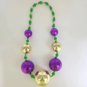 Марди Гра ожерелья пластиковые несветящиеся праздничные подарки