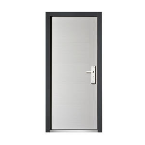 PHIPULO Portes d'entrée résidentielles contemporaines en acier <span class=keywords><strong>de</strong></span> luxe pour appartement - Product Image 2