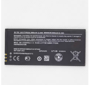 3000mAh BV-T5E Batterij voor Microsoft Nokia Lumia 950 RM-1104 RM-1106 RM-110 BVT5E BV T5E Mobiele Telefoon Batterij - Product Image 2