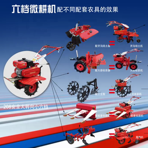 Mini máquina Agrícola de china, maquinaria agrícola CE de dos ruedas, <span class=keywords><strong>traktor</strong></span> ratavator rotativo, motocultor power weeder Timón de potencia - Product Image 3