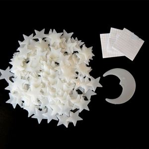 Pegatinas de Pared Personalizadas, Estrellas Luminosas que Brillan en la Oscuridad, Pegatina de Luna de Vinilo Luminoso, Estrellas Brillantes en 3D que Brillan en la Oscuridad - Product Image 2