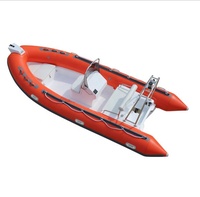 Usine bas prix luxe RIB Yacht 480cm coque rigide bateau en fibre de verre