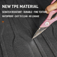 Tapis de coffre arrière en TPE, imperméable, anti-salissure, texture délicate, durable, anti-rayures, anti-poussière, pour l'intérieur du véhicule