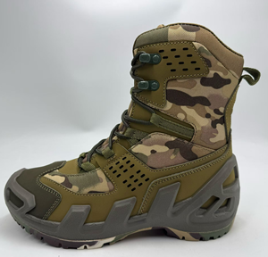 Bottes tactiques légères HBC04 Jungle Forest Desert Canvas, hautes, avec semelle extérieure légère en PU, personnalisation OEM ODM. - Product Image 6