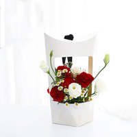 Caja de Embalaje para Ramos de Flores con Logotipo Personalizado, Caja de Envío para Floristería y Comercio Minorista