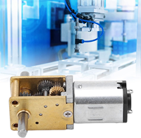 N20 miniature dc motoréducteur 6v 12v 24v smart car robot diy engine toys electric door lock mini worm gear motor