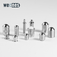 Billes de piston à ressort en cuivre/acier inoxydable personnalisées en usine