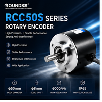 Encodeur Rotatif Optique Industriel RCC50S 6000PPR, Encodeur Incrémental 50mm pour Servomoteur d'Ascenseur, Fabricant OEM