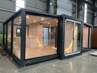 Maison préfabriquée extensible de 20 pieds et 40 pieds, bâtiment en conteneur maritime personnalisable, bureau modulaire portable, boutique, restaurant, hôtel