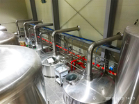Solutions clés en main pour brasseries : ligne de production de bière artisanale de 2000L à 10000L avec cuves de fermentation automatisées