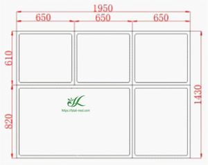 กรงสัตว์เลี้ยงสแตนเลสสั่งทำพิเศษสำหรับสุนัขและแมวขนาดใหญ่ กรงสำหรับคลินิกสัตวแพทย์ - Product Image 4
