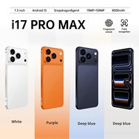 Smartphone 4G CDMA I17 Pro Max Original 2025 – Écran AMOLED 7,3 Pouces 90Hz, 16 Go RAM + 1 To Stockage, Octa Core MTK, Appareil Photo 108 MP – Nouveauté à Succès