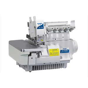 Zuoyi Direct Drive Six-Thread Overlock Sewing <b>Machine</b> Flat-Bed Fully Automatic For Fabric Edge <b>Binding</b> Textile Use - Product Image 3