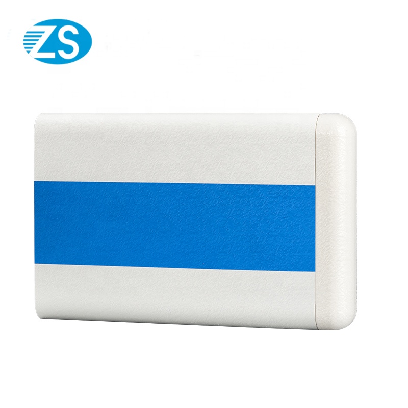 Panneau PVC à rayures blanches et bleues