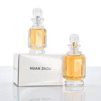 Bouteille de parfum vide de luxe 50ml 100ml bouteille de parfum en verre rechargeable transparent flacon pulvérisateur unique