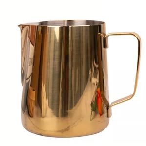 <span class=keywords><strong>Barista</strong></span> <span class=keywords><strong>Or</strong></span> 30 OZ 900ml Espresso Pichet <span class=keywords><strong>À</strong></span> Vapeur Latte <span class=keywords><strong>Mousseur</strong></span> Pichet En Acier Inoxydable Café <span class=keywords><strong>Lait</strong></span> Moussant Pichet - Product Image 2