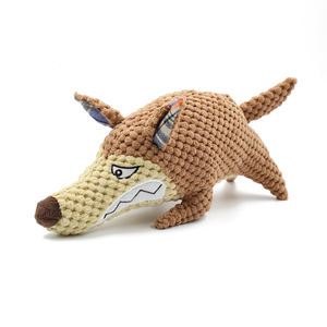Giocattoli e accessori per animali domestici di lusso divertente Angry Wolf cigolante giocattoli interattivi di peluche per cani - Product Image 1