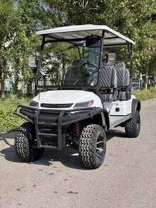 Carro de golf eléctrico para transporte de carga, vehículo utilitario con plataforma de carga para camiones, para uso en caminos no públicos - Product Image 3