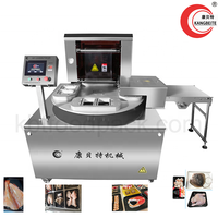 Machine de scellage sous vide verticale rotative automatique CE pour viande, poulet, canard, volailles, fruits de mer