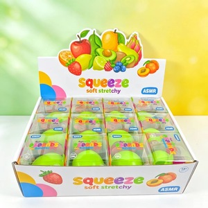 Juguete Blandito de Manzana Verde, Bloques de Construcción Moldeables de TPR, Bola Antiestrés de Compresión Lenta para Niños y Adultos, Alivio del Estrés - Product Image 3