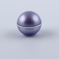 Beau pot de crème cosmétique vide en acrylique en forme de boule à double paroi 5ml 15ml 30ml 50ml 100ml