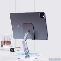 YTGEE 360 degrés Rotation support de bureau Angle réglable en alliage d'aluminium support de téléphone portable de bureau pour Smartphone tablette Ipad