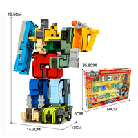 Kit de construction robot de déformation intégré numérique, blocs de construction en plastique, briques de jouets, bricolage