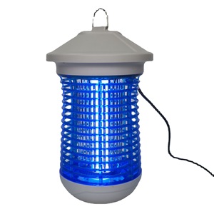 เครื่องกำจัดยุงไฟฟ้า 18W กันฝนสำหรับใช้งานกลางแจ้ง ดักจับด้วยแสงสีฟ้า พร้อมตะแกรงไฟฟ้า 4000V สำหรับควบคุมศัตรูพืชในสวน - Product Image 5