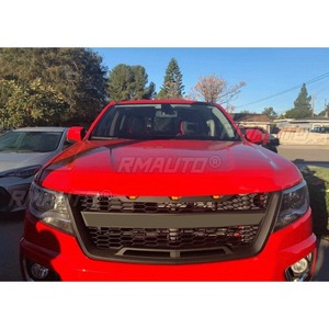 Grilles de pare-chocs avant pour Chevrolet Colorado édition nord-américaine 2016-2019, style nid d'abeille, kit carrosserie, accessoires de voiture - Product Image 4