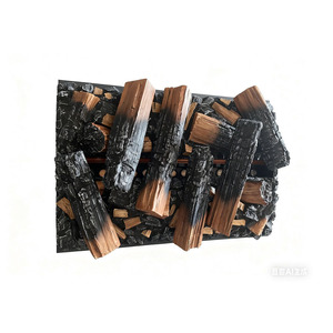 Insert <span class=keywords><strong>de</strong></span> foyer électrique LED à flamme artificielle en polyrésine OEM avec télécommande - Product Image 2
