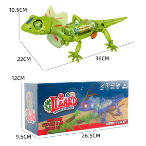 Jouet Reptile Transparent à Piles pour Enfants, Lézard Électrique Marchant avec Rotation d'Engrenages, Musique et Lumière, pour Enfants de 3 à 5 Ans - Product Image 5