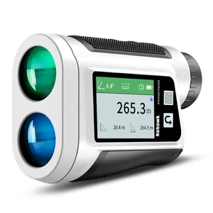 NP 600m 골프 레이저 거리 측정기 OEM ODM 서비스 볼륨 영역 속도 측정 경사 핀 잠금 LCD 화면